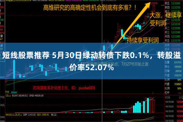 短线股票推荐 5月30日绿动转债下跌0.1%，转股溢价率52.07%