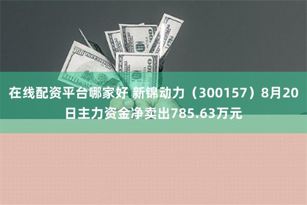 在线配资平台哪家好 新锦动力（300157）8月20日主力资金净卖出785.63万元